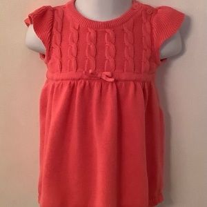 Cherokee Baby sweater dress. Size 6M